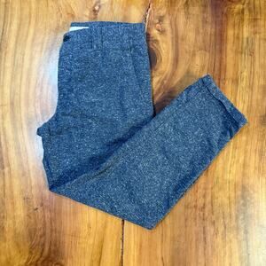 Norse Projects Mens Pants 31 x 28.5 Aros Cropped Nose Melange Cotton Straight R1